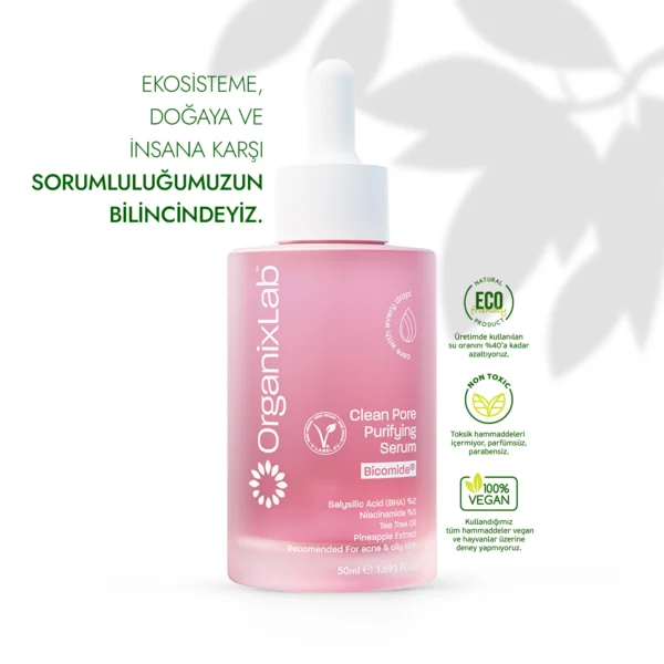 Clean Pore Purifying Serum Gözenek Arındırıcı Serum - Görsel 2