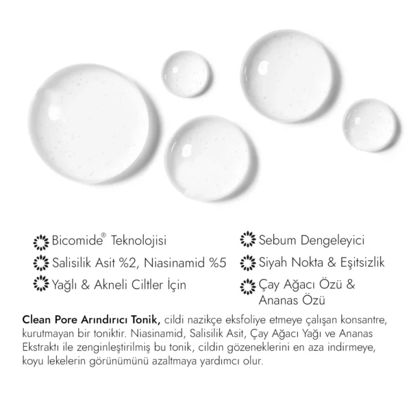Clean Pore Purifying Tonic Gözenek Arındırıcı Tonik - Görsel 3