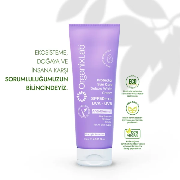 Protector Sun Care - Güneş Koruyucu Leke Karşıtı Krem SPF 50+++ - Görsel 5