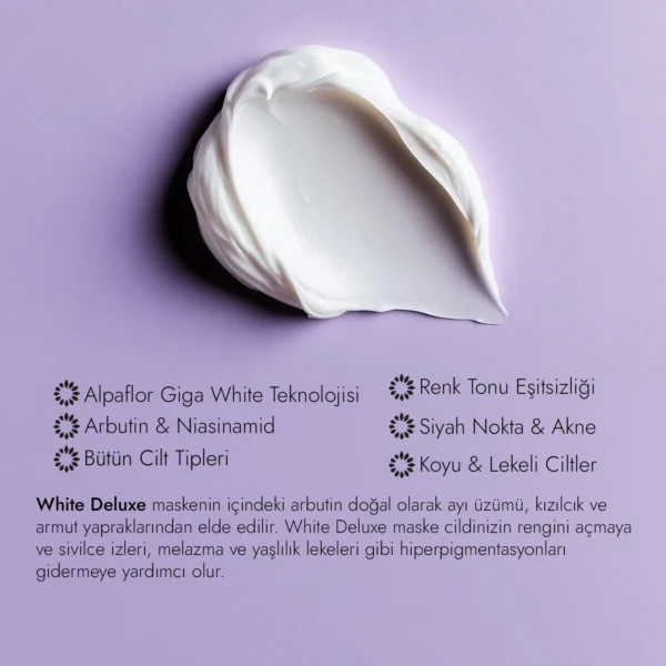 White Deluxe Cream Leke Karşıtı Beyazlatıcı Krem - Görsel 2